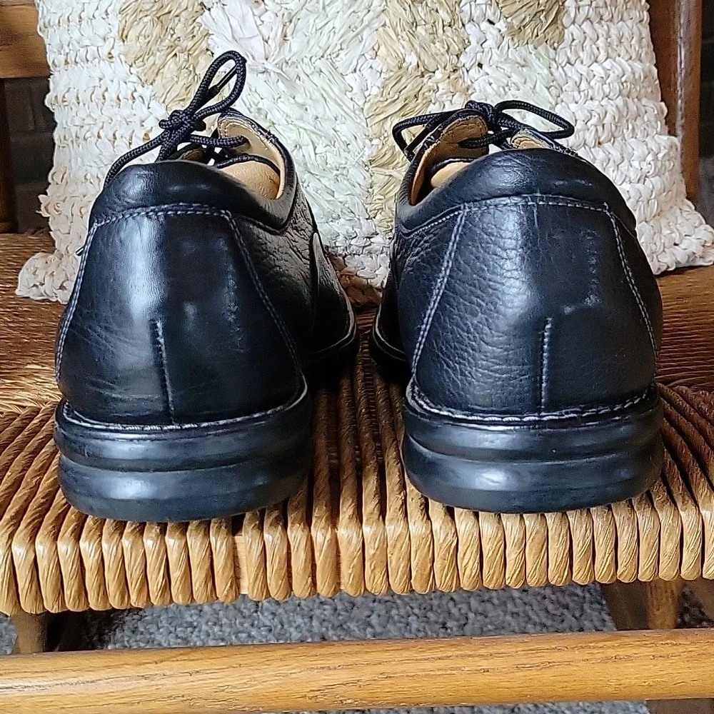 Nunn Bush leather lace up oxford, black, size 10M